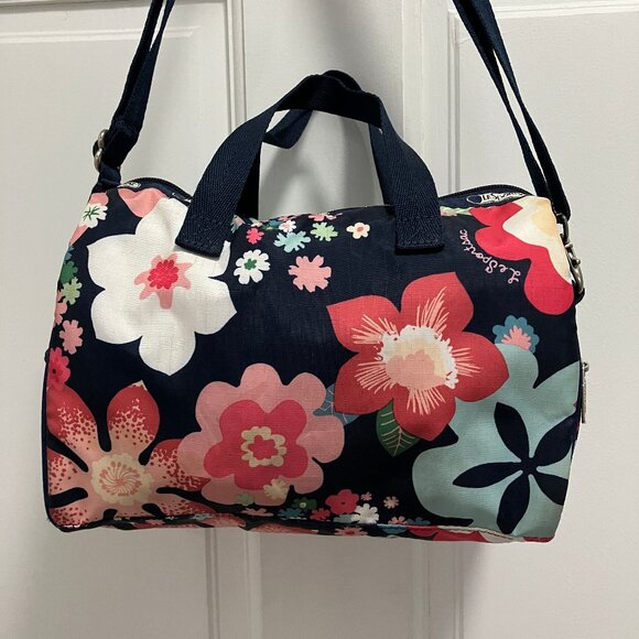 LeSportsac Melanie floral print mini crossbody shoulder bag small NWOT NEW - Picture 3 of 11